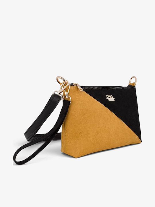 Γυναικείο Clutch Suede Μαύρο