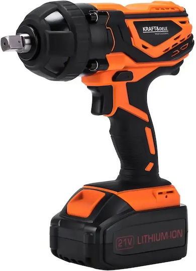Kraft & Dele KD5465 Brushless Μπουλονόκλειδο Μπαταρίας 21V με Υποδοχή 1/2" & Hex