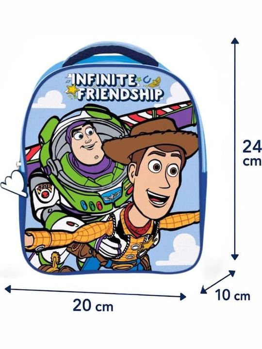 Kindergarten-Rucksack Blau 20 x 10 x 24 cm