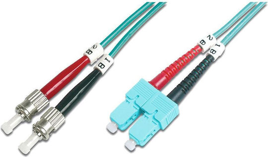 Digitus Digitus Optical Fiber Cable ST-SC 2m Blue