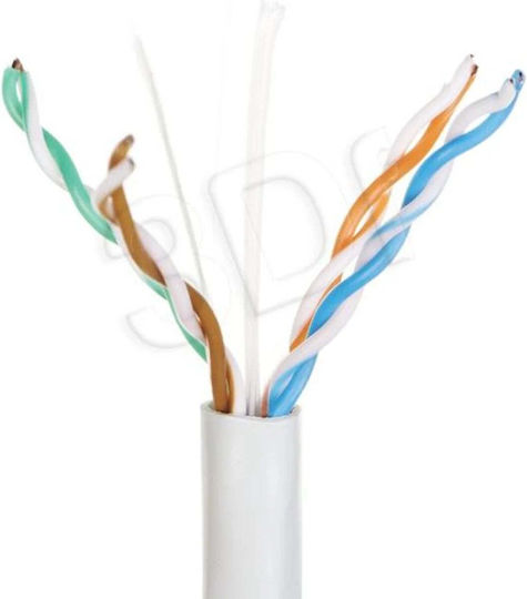 A-LAN U/UTP Cat.6 Gigabit Network Cable Ethernet without Terminated Connectors 305m Gray