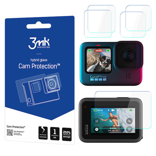 3MK Hybrid Lens Protection Protecție ecran pentru GoPro Hero9 Hero 10 / Hero 11 / Hero 9
