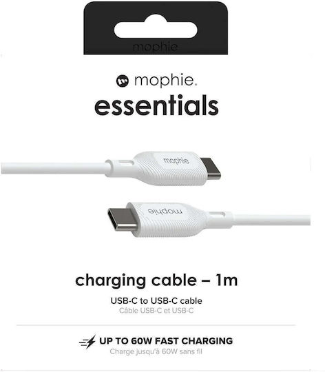 Mophie USB-C to Lightning Cable 60W Λευκό 1m (409913177)