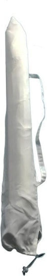 Ankor Folding Beach Umbrella 2m Diameter with Air Vent Ecru