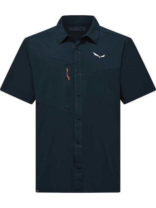 Puez Sportliches Kurzarmshirt Marineblau