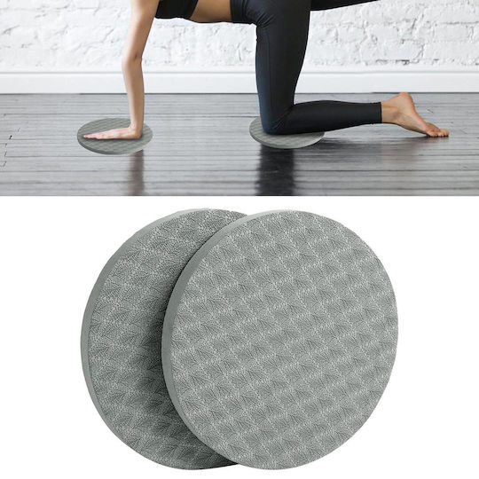 Комплект от 2 защитни подложки за колене и китки Yoga Support Pads Сиви