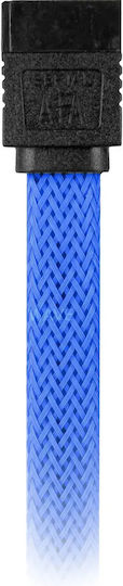 Sharkoon 7-Pin SATA III to 7-Pin SATA III Cable 30cm Blue