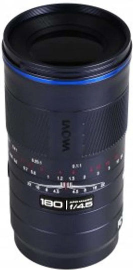 Full Frame Camera Lens 180mm f/4.5 1.5x Macro for Sony FE Mount Black