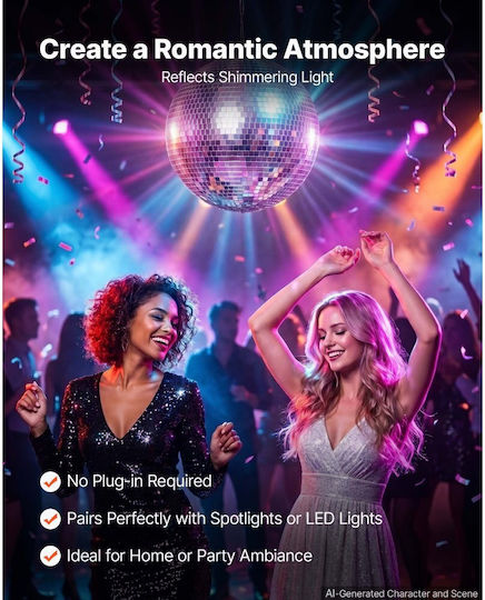 Vevor Glob disco cu oglindă