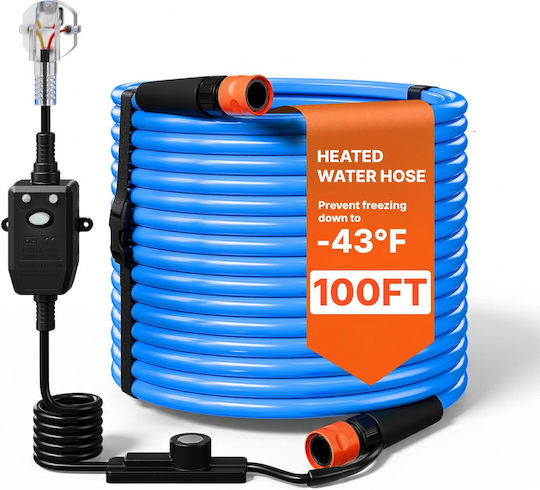 Vevor Heated RV Water Hose 30.5 m 12.7 mm Freeze Protection Drinking Water Leak Protection Gmjrrggmjrrg9b7cz001v2
