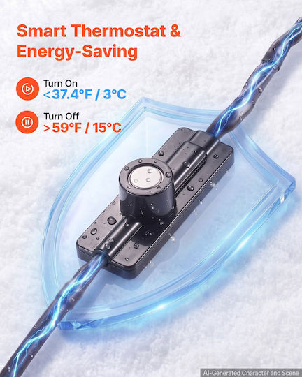 Vevor Heated RV Water Hose 30.5 m 12.7 mm Freeze Protection Drinking Water Leak Protection Gmjrrggmjrrg9b7cz001v2