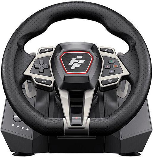 FlashFire Imola F107 Volan pentru jocuri cu schimbător de viteze și pedale pentru PC / PS4 / PS5 / Xbox Series X/S cu 900° de rotație