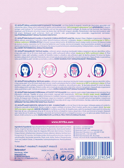 Nivea Skin Radiance Sheet Mask Brightening Serum