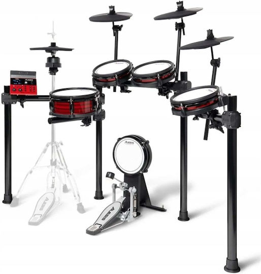 Alesis Електронни Барабани Nitro Ultimate в Черен Цвят със Стол, Слушалки и Палки