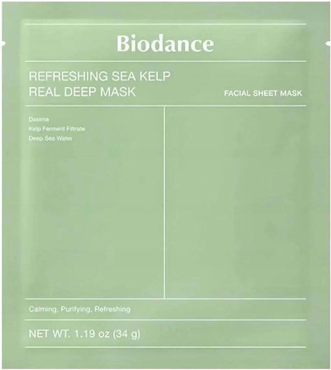 Biodance Refreshing Sea Kelp Real Deep Маска за Лице 4 бр x 34gr