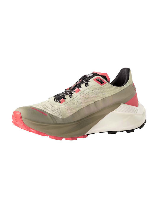 Ultra 100 Pantofi Sport de Alergare Trail pentru Femei Bej
