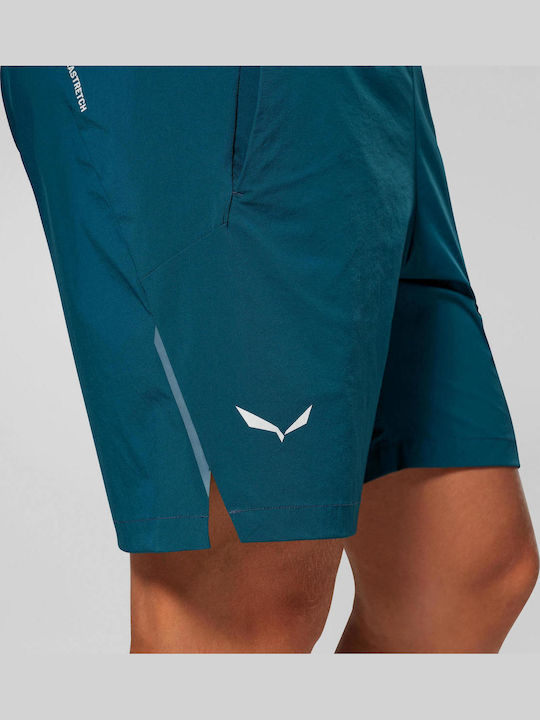Salewa Durastretch Pantaloni Scurți de Drumeție pentru Bărbați Albastri