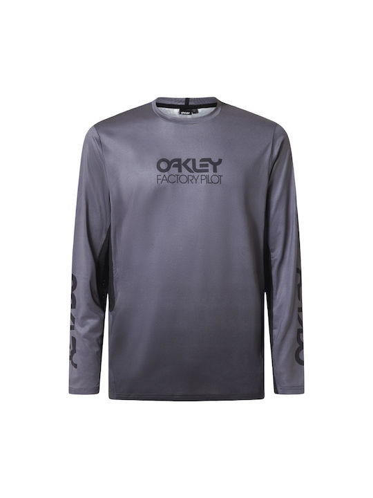 Oakley Ανδρική Μακρυμάνικη Μπλούζα Mountain Bike Γκρι