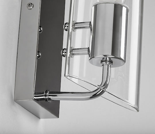 Rabalux Modern Lamp Bathroom with Socket E14 Silver 12cm