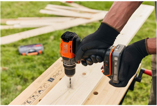 Black & Decker Bohrschrauber Batterie 18V 2x2Ah