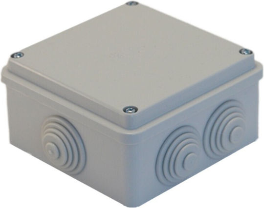 Courbi Surface Mounted Electrical Box Branching IP54 in Gray Color