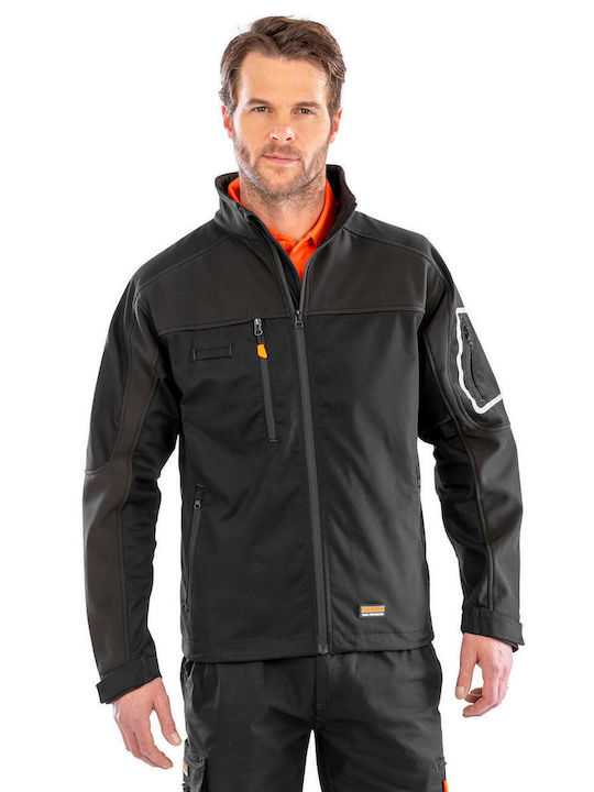 Result Μπουφάν Εργασίας Softshell Μαύρο