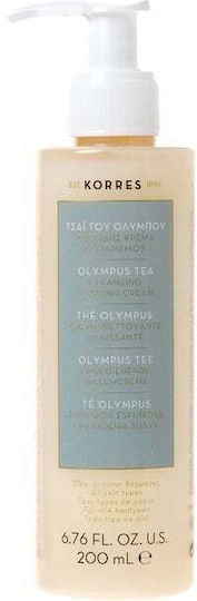 Korres Olympus Tea Gesichtsreiniger Creme mit Antioxidativ & Aufhellung Wirkung 200ml