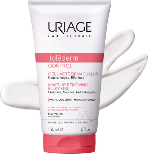 Uriage Tolederm Control Gel Ντεμακιγιάζ Προσώπου με Καταπραυντική & Μείωση ερυθρότητας δράση 150ml