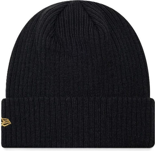 Beanie Unisex Σκούφος Πλεκτός σε Μαύρο χρώμα