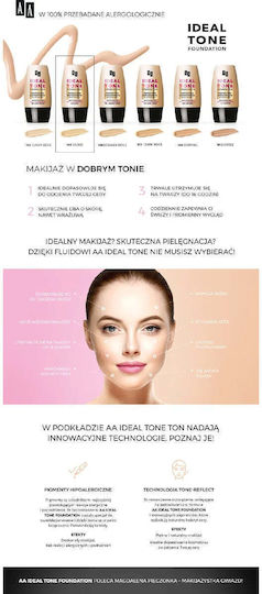 Aa Make Up Ideal Tone Subclade "perfect Fit" No 105 Sand 30ml