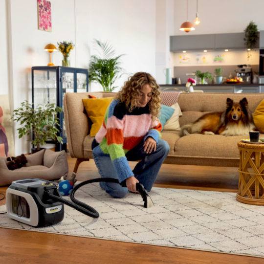 Karcher SE 3 Compact Bio Cleaning Vacuum 500W with Plastic Container 1.7lt White
