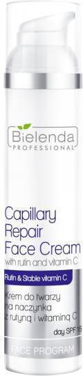 Bielenda Capillary Repair Light Κρέμα Προσώπου με SPF15 για Ενυδάτωση, Πανάδες & Λάμψη με Βιταμίνη C 100ml