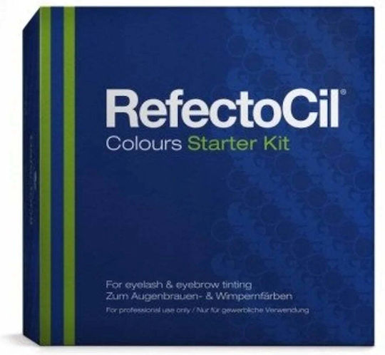 RefectoCil Colours Starter Vopsea Pentru Sprâncene Negru, Grafit, Albastru-negru, Maro Natural, Maro Deschis, Castaniu 2 Bucăți
