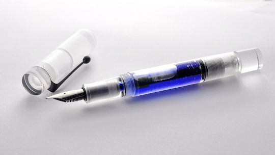 Opus 88 Broad Transparent Fountain Pen with Black Ink