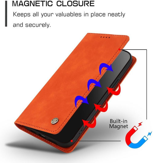 Roots Book-Hülle Orange Google Pixel 11 5G/11 Pro 5G