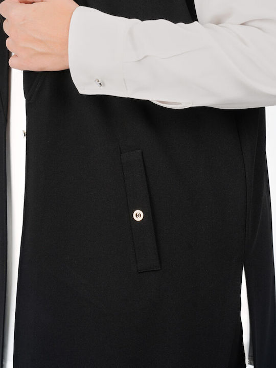 Women's Sleeveless Black Tunic