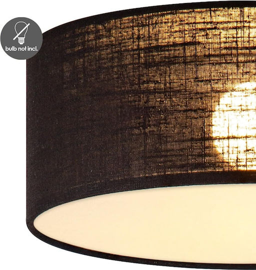 Lampa Plafonieră de Tavan 32 cm Neagră