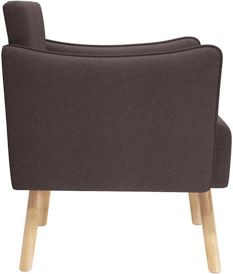 Dark Brown Relax Armchair Dark 60x65x76cm