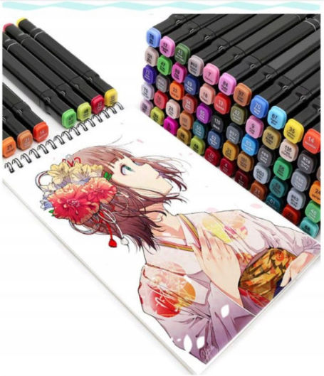 Set de Markere cu Alcool, 120 de culori