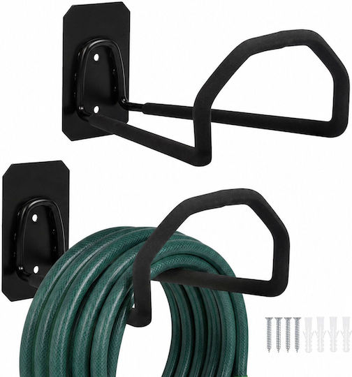 Relaxdays Wall-mounted Hose Holder Set 2 Pieces