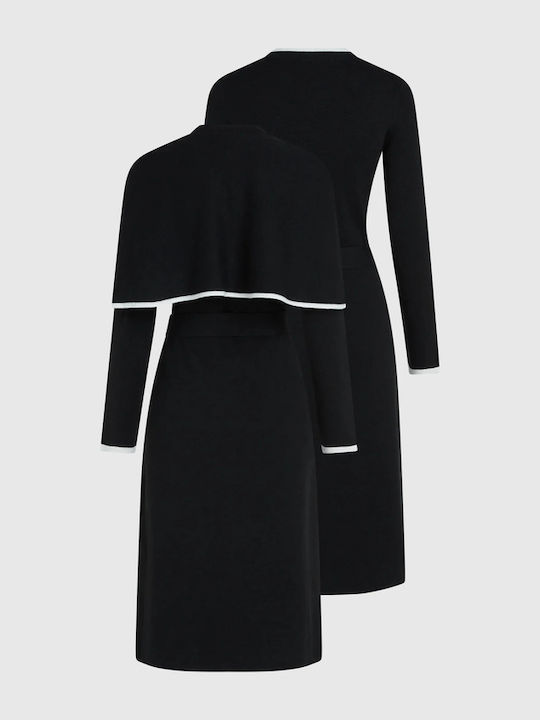 Midi Φόρεμα Black/white