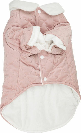 Lalazoo Hundemantel für Hunde Rosa XL mit Rückenlänge 50 cm