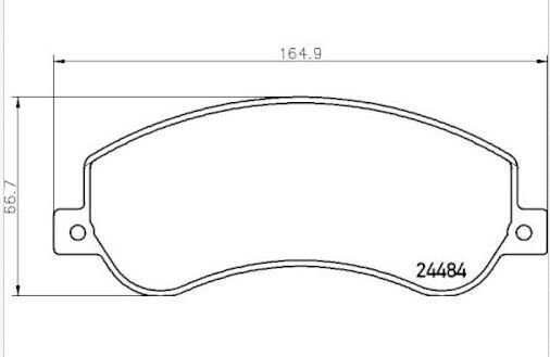 Brake Pads Vw Amarok 10 Front 2h0698151