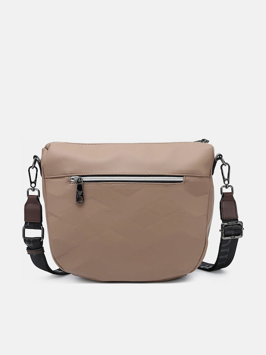 Fedra Women's Beige Crossbody Bag