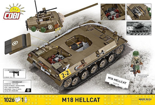 Cobi M18 Hellcat Bauklötze ab 10 Jahren 1026 Teile