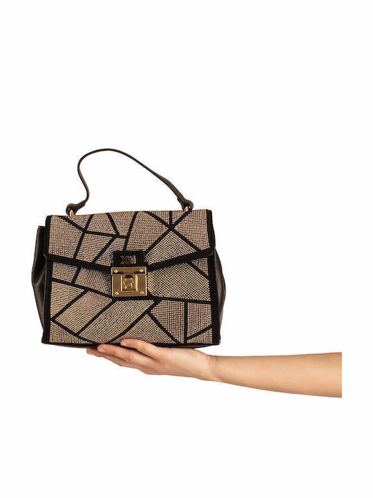 Women's Gold Flap Bag