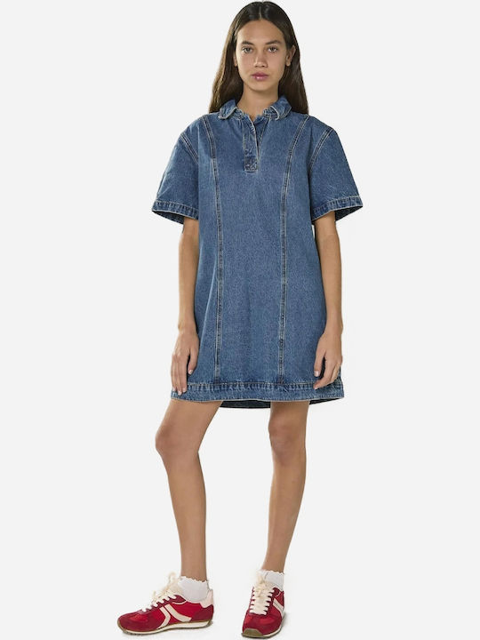 Mini Damenkleid Denim True Blue