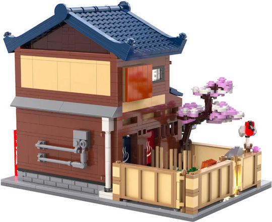 CaDA Bricks Cuburi de construit Japanese Bathroom pentru 14+ ani 1249 de piese