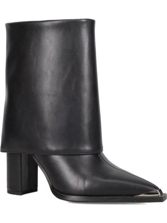 Women's Cowboy Ankle Boots Black