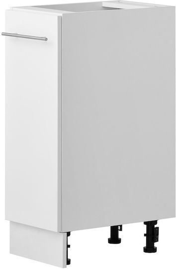 Floor Cabinet White 30x47.5x81.5 cm